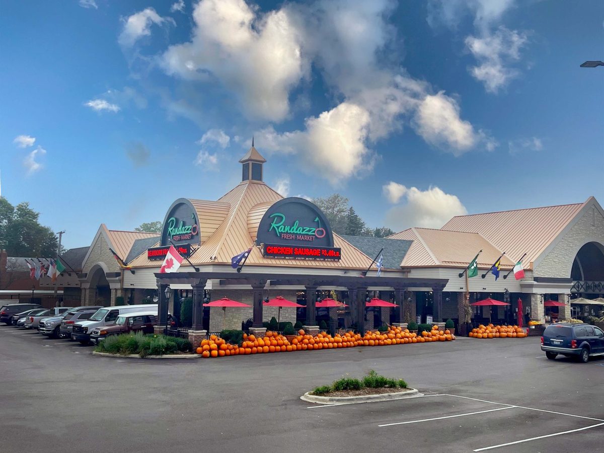 Randazzo Fresh Market Clinton Township storefront with fall pumpkin display